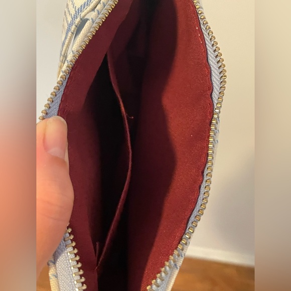 Blue and white checkered bag - Picture 4 of 6